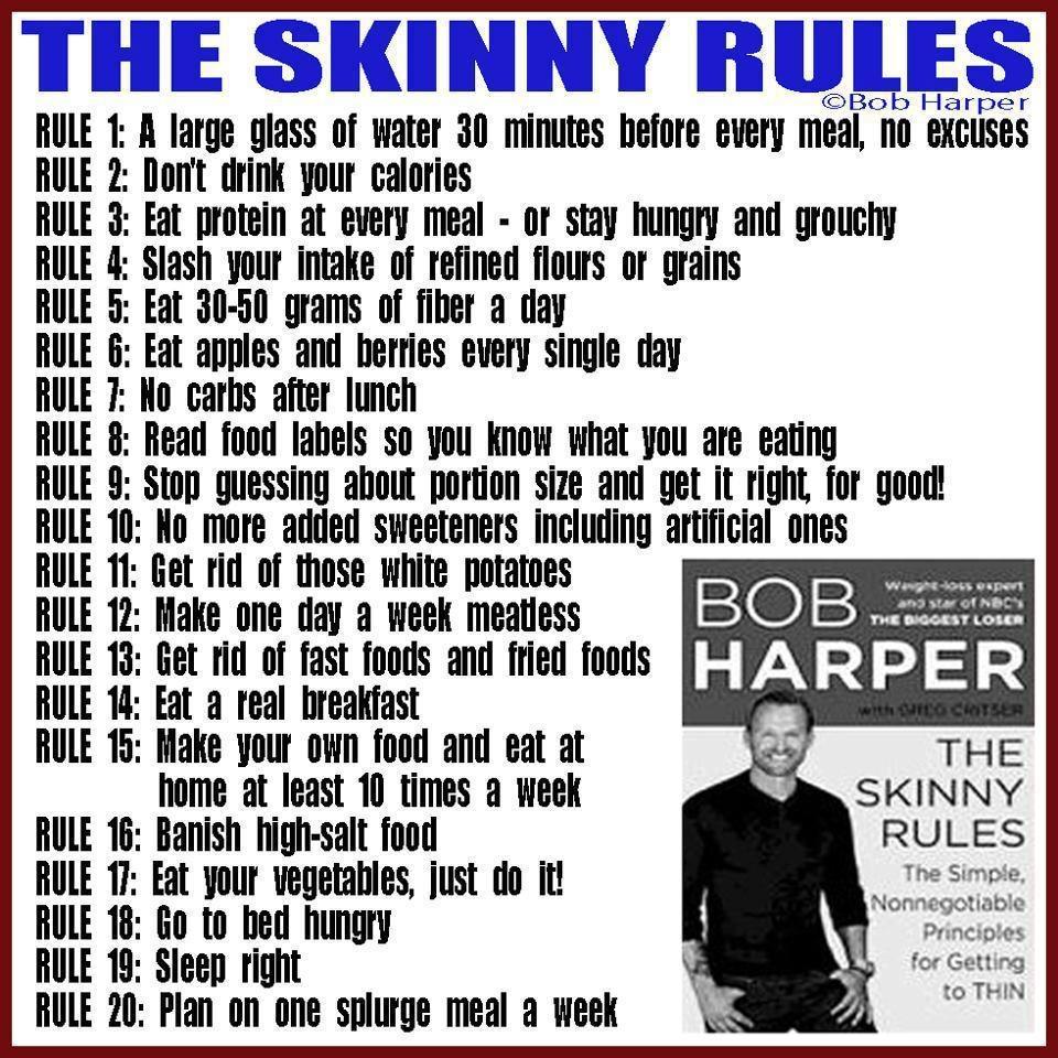 Why You Should Say NO to The Skinny Rules &amp; YES to Being ...