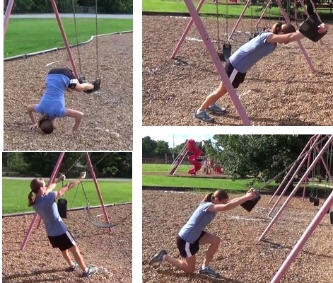 Total Body Workouts with a Swing Set or Suspension Trainer