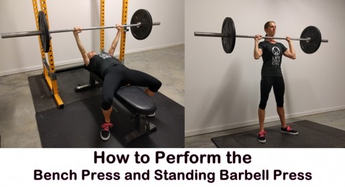 How to Perform the Bench Press and Standing Press