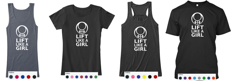 lift like a girl apparel