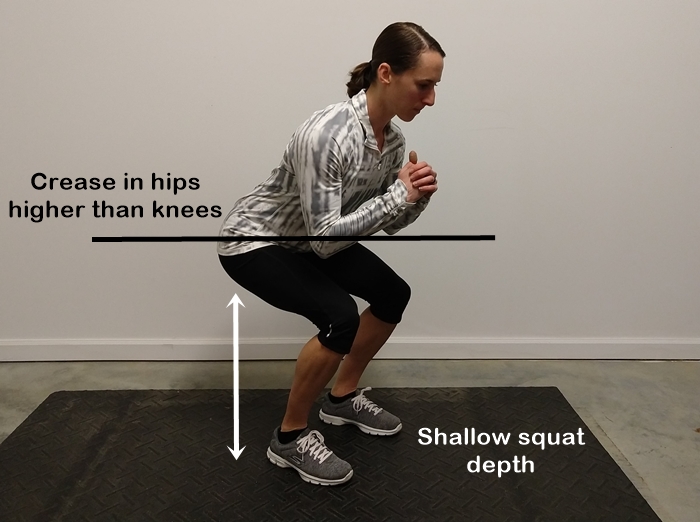 shallow squat depth