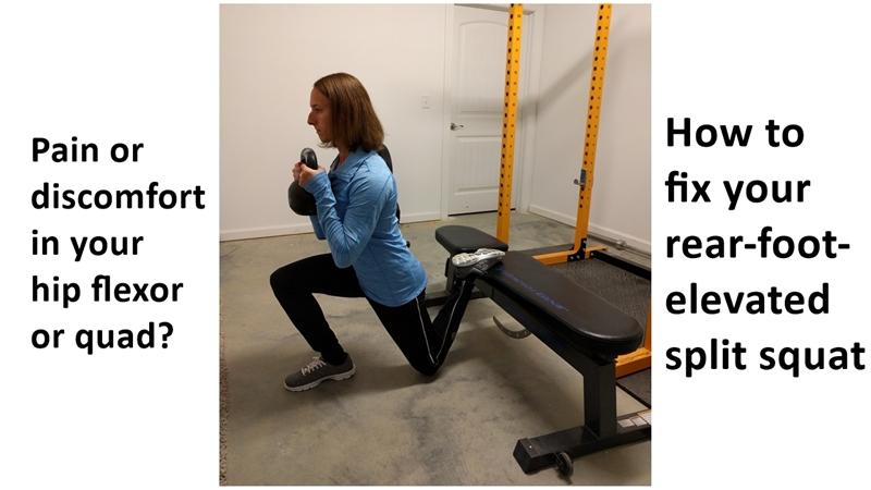 Split Squats – Only Feeling the Back Leg (FIX) –